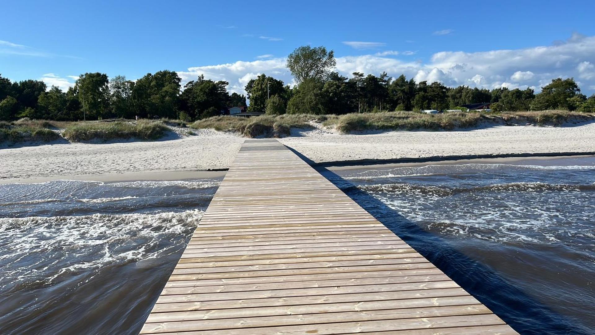 Strandboende Beddinge Strand エクステリア 写真